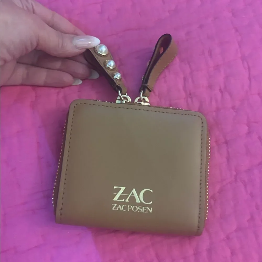ZAC POSEN Tan Leather Women's Wallet